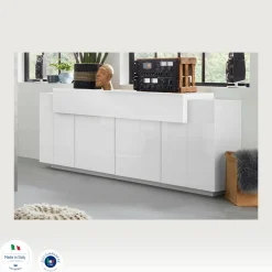 Credenza Dgerl, cm 220x45h86,<Dmora Outlet