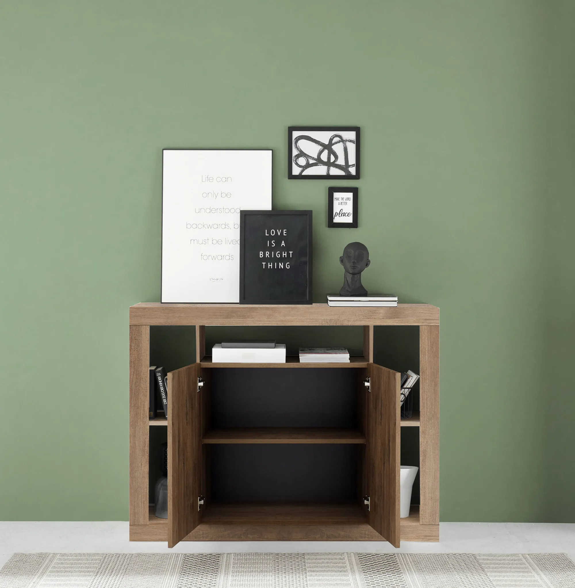 Credenza Dgober, 134x42 h102 cm,<Dmora Outlet