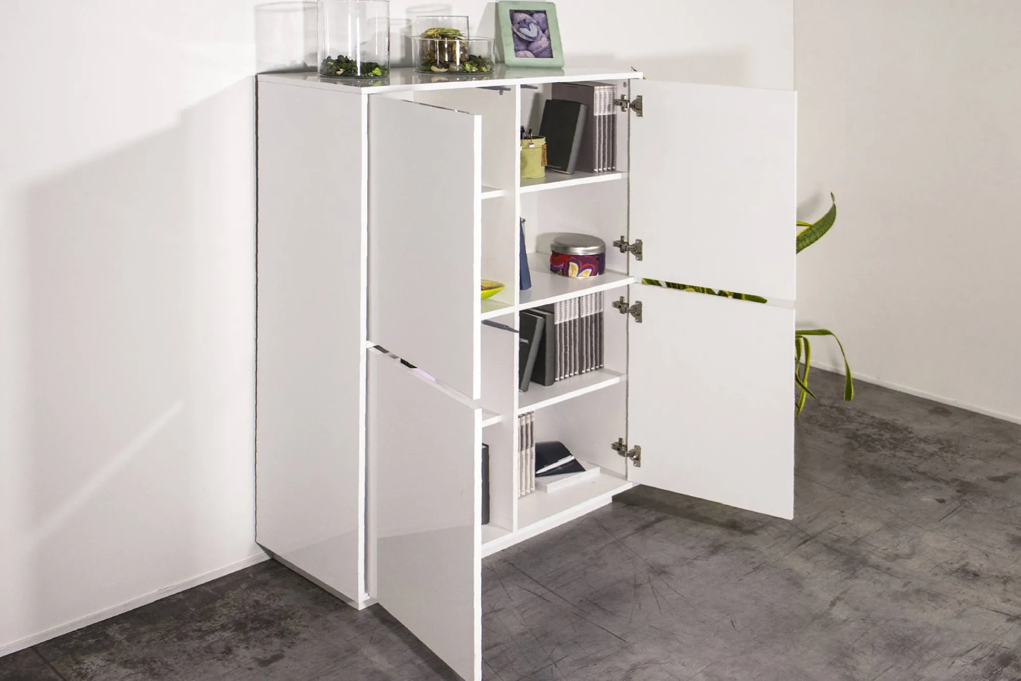 Credenza Dpaci, cm 100x41h126,<Dmora Clearance