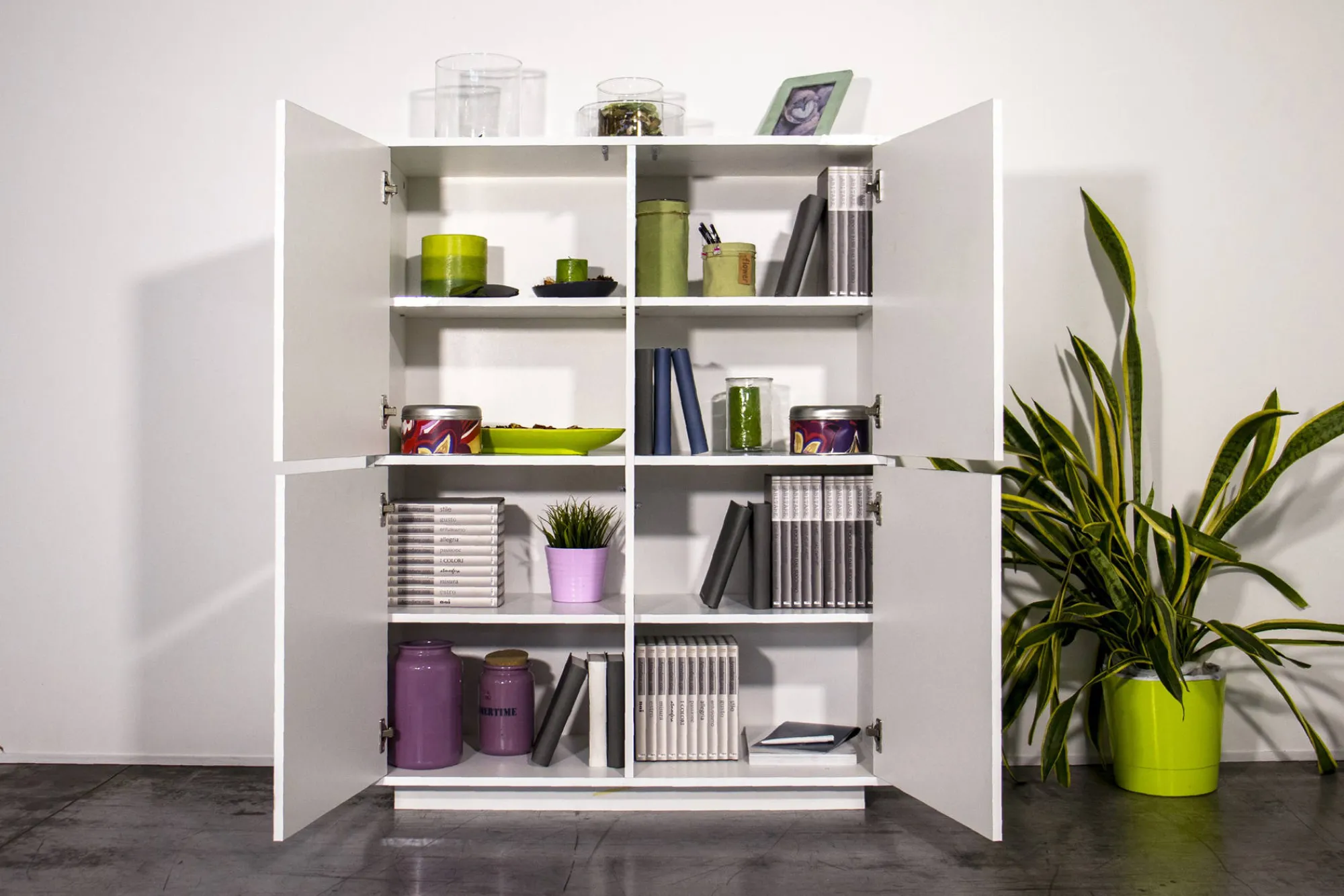 Credenza Dpaci, cm 100x41h126,<Dmora Clearance