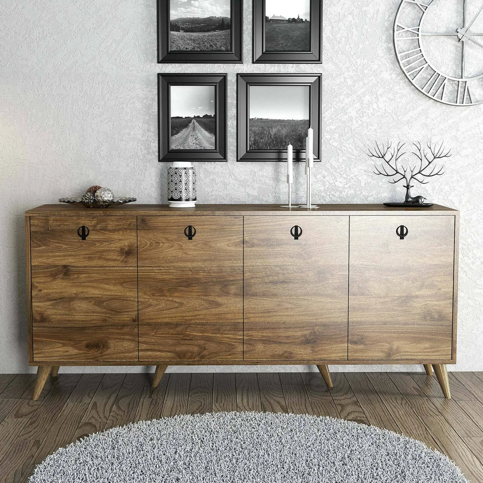 Credenza Ernie, 180x45 h80 cm,<Dmora Hot