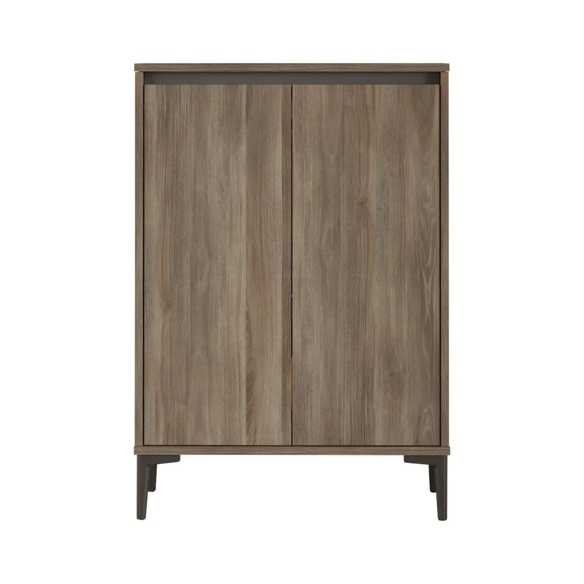 Credenza evariste, 72x35 h104 cm, Marrone e Antracite<Dmora New