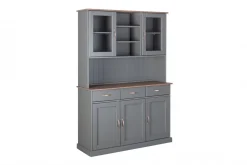 Credenza Flensburg, Buffet da soggiorno, Madia da salotto, Dispensa da cucina, 131x45 h191 cm,<Dmora Online