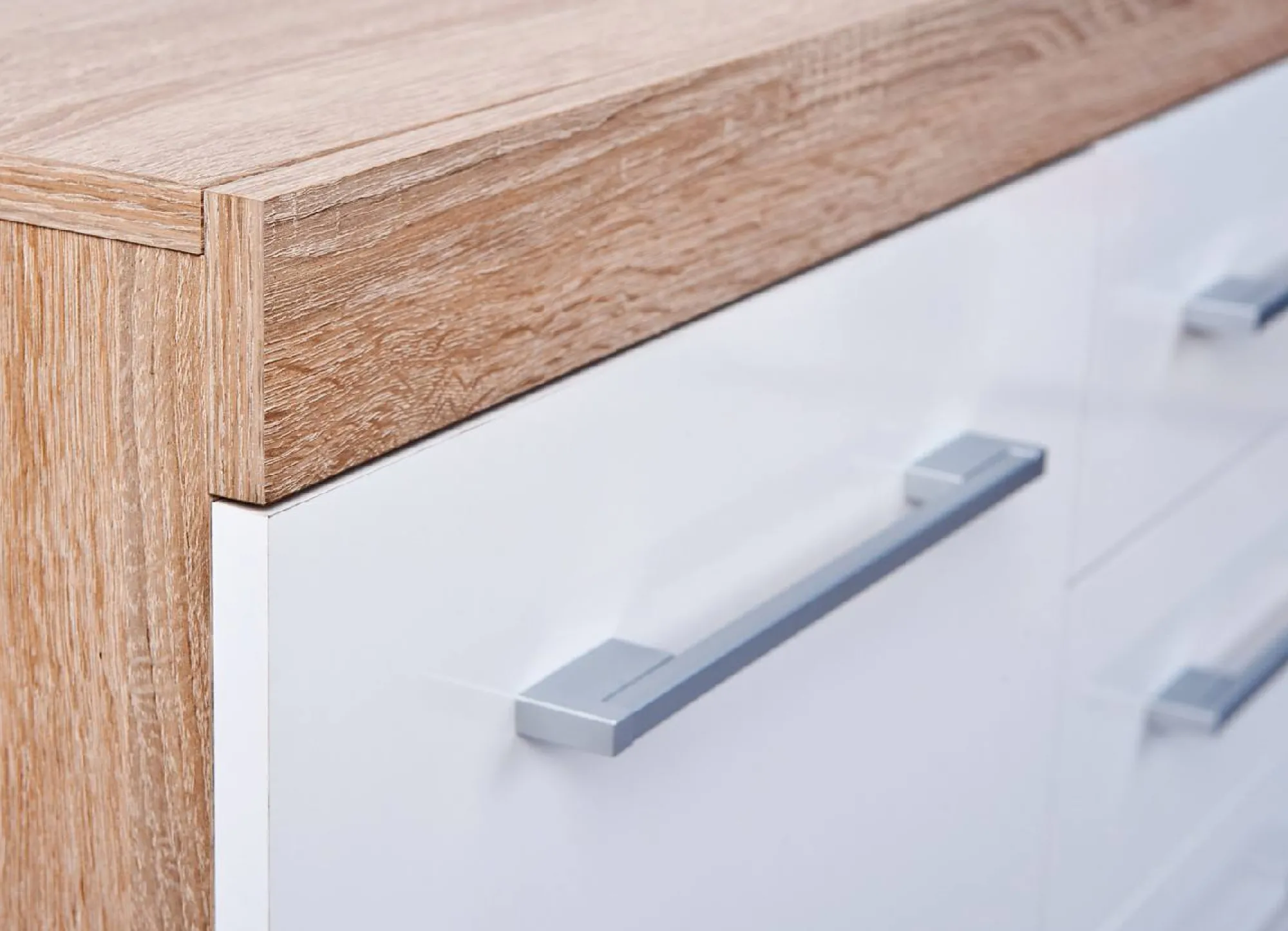 Credenza Gottingen, Buffet da soggiorno, Madia da salotto, Dispensa da cucina, 155x40 h87 cm,<Dmora Shop