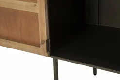 Credenza Jones, 145x47 h76 cm, Grigio e Marrone<Dmora Best