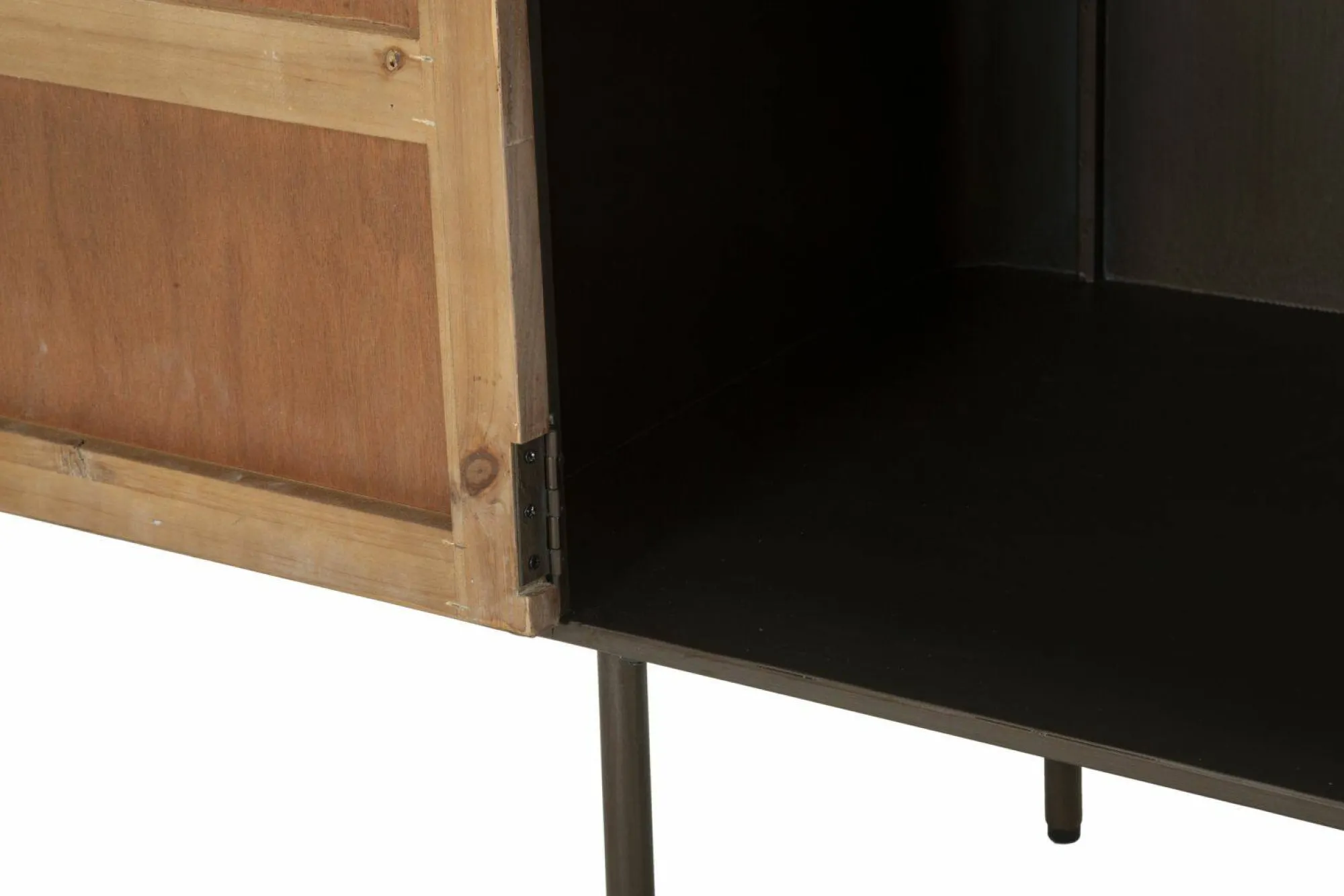 Credenza Jones, 145x47 h76 cm, Grigio e Marrone<Dmora Best
