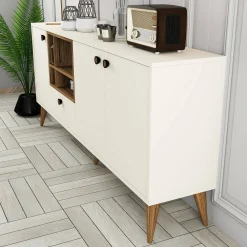 Credenza Lucertola, 180x35 h81 cm,<Dmora New