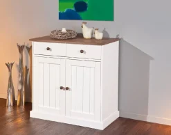 Credenza Magdeburg, Buffet da soggiorno, Madia da salotto, Dispensa da cucina, 90x45 h86 cm,<Dmora Best Sale