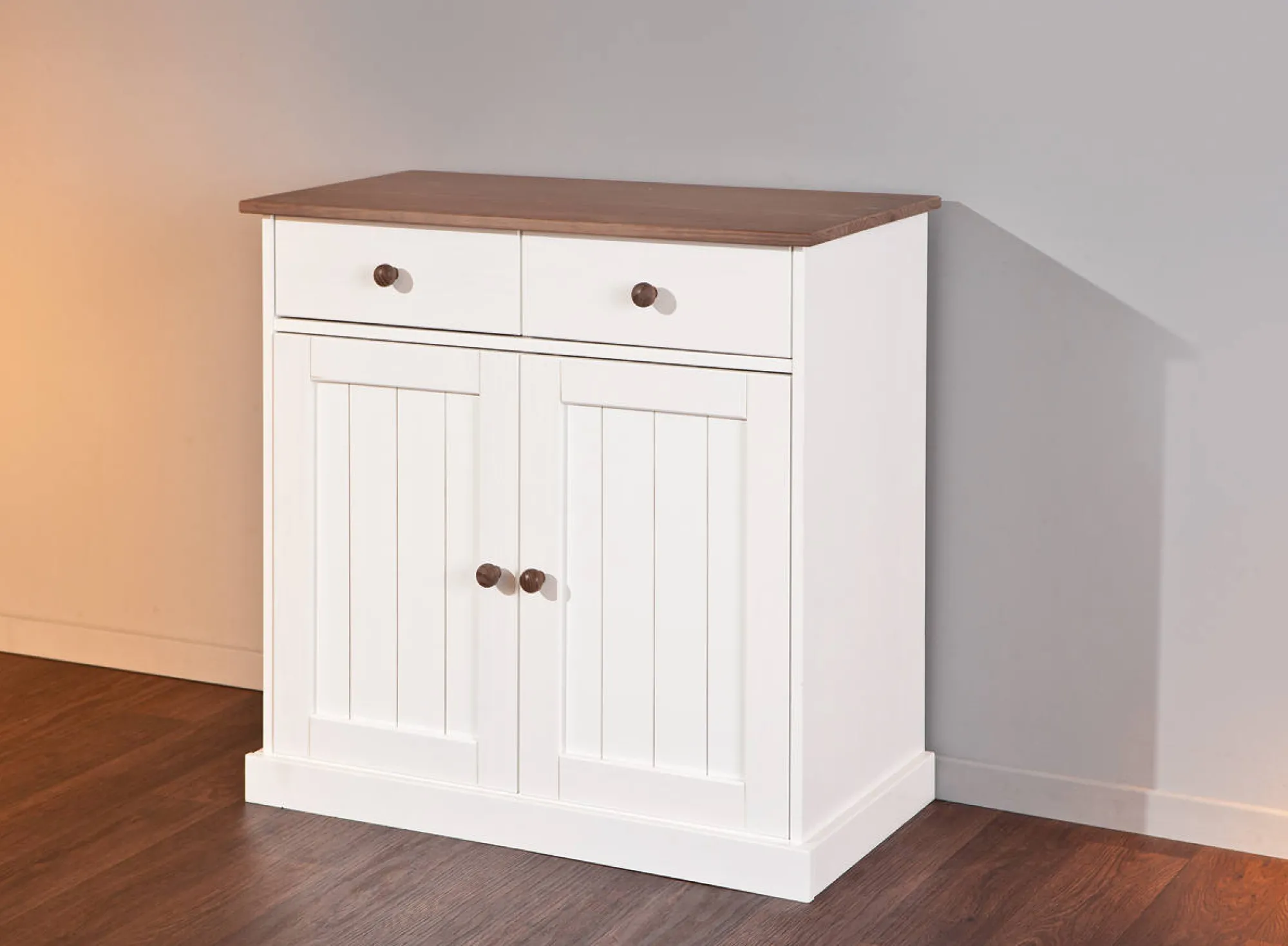 Credenza Magdeburg, Buffet da soggiorno, Madia da salotto, Dispensa da cucina, 90x45 h86 cm,<Dmora Shop
