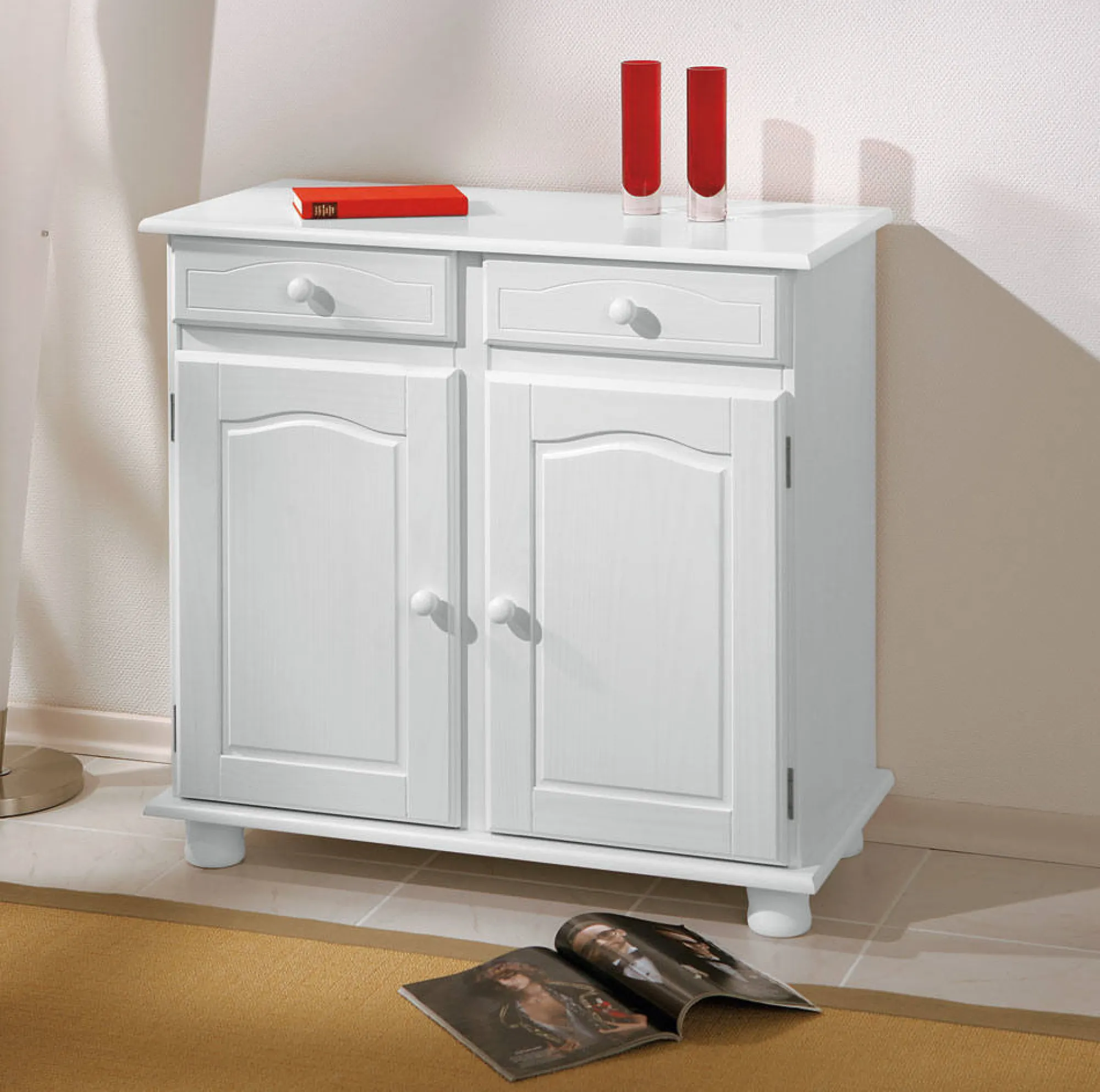 Credenza Paderborn, Buffet da soggiorno, Madia da salotto, Dispensa da cucina, 88x43 h87 cm,<Dmora Best