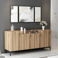Credenza Picea, 160x42 h75 cm,<Dmora Best Sale