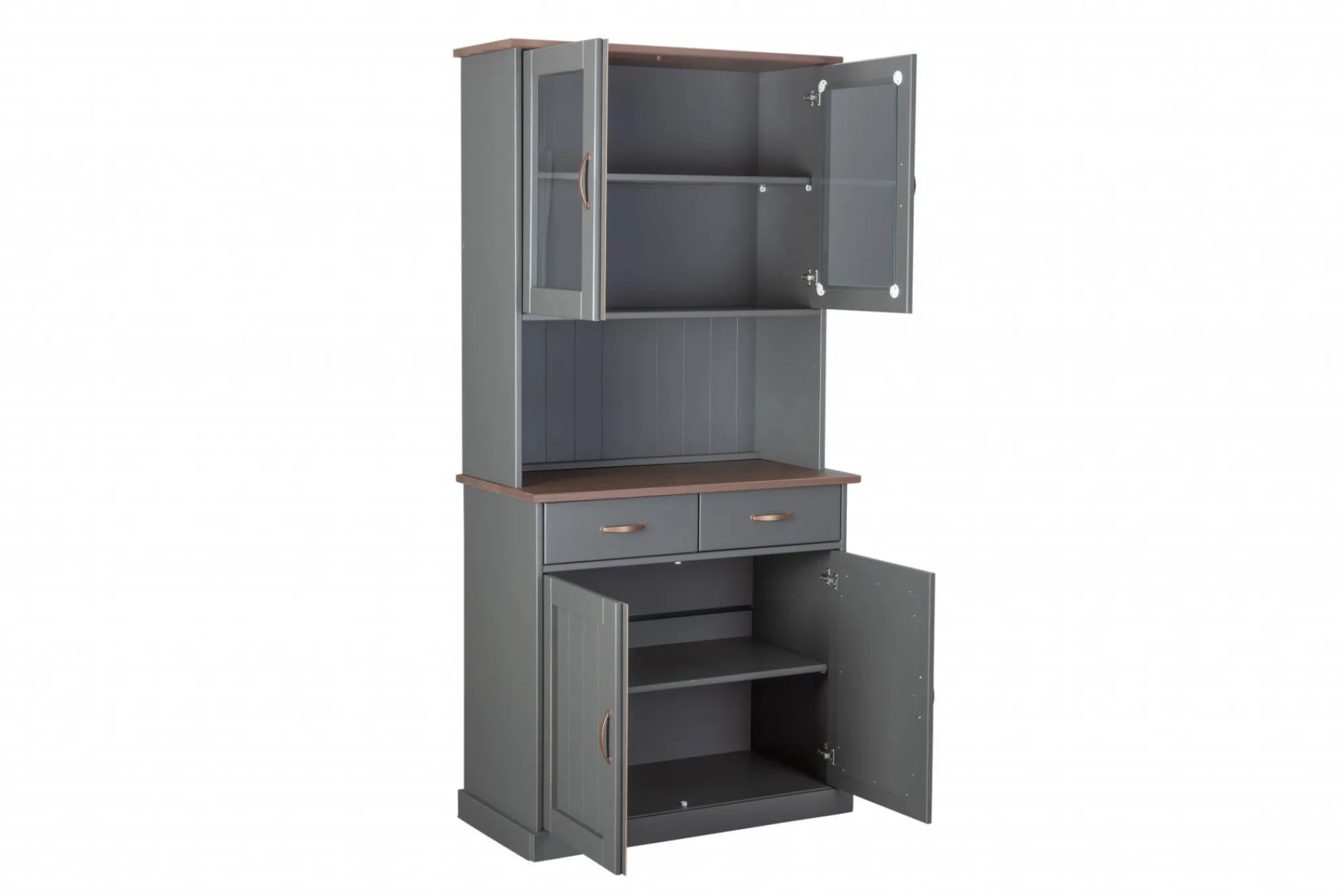 Credenza Wolfsburg, Buffet da soggiorno, Madia da salotto, Dispensa da cucina, 90x45 h191 cm,<Dmora Hot