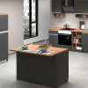 Cucina completa Danderso, 100% Made in Italy, Antracite e Rovere<Dmora Online