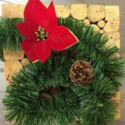 Decorazione da Natale Strisaili, 800x8 h8 cm, Verde e Rosso<Dmora Shop
