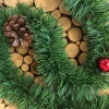 Decorazione da Natale Truschedu, 800x8 h8 cm, Verde e Rosso<Dmora Outlet