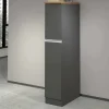 Dispensa da cucina Atrax, 30x60h165 cm, Antracite e Rovere<Dmora New