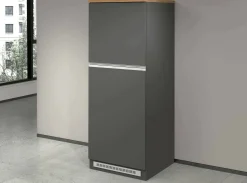 Dispensa da cucina Dcasasol, 60x60h165 cm, Antracite e Rovere<Dmora Flash Sale