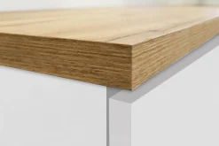 Dispensa da cucina Dcasasol, 60x60h165 cm, Bianco lucido e Rovere<Dmora Clearance