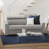 Divano fisso 2 posti Aggius, Cm 200x95h85,<Dmora Online
