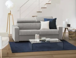 Divano fisso 2 posti Aggius, Cm 200x95h85,<Dmora Online
