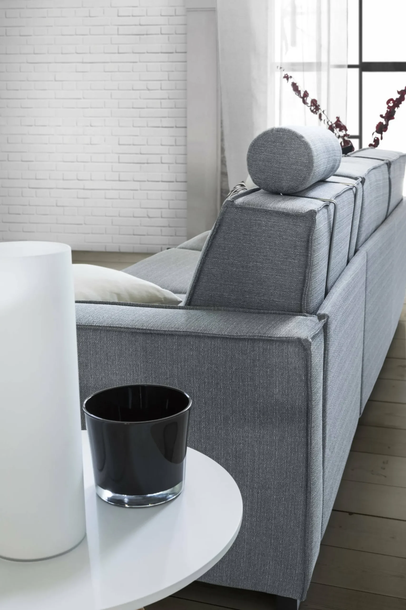 Divano fisso 2 posti Aglientu, Cm 160x95h90,<Dmora Clearance