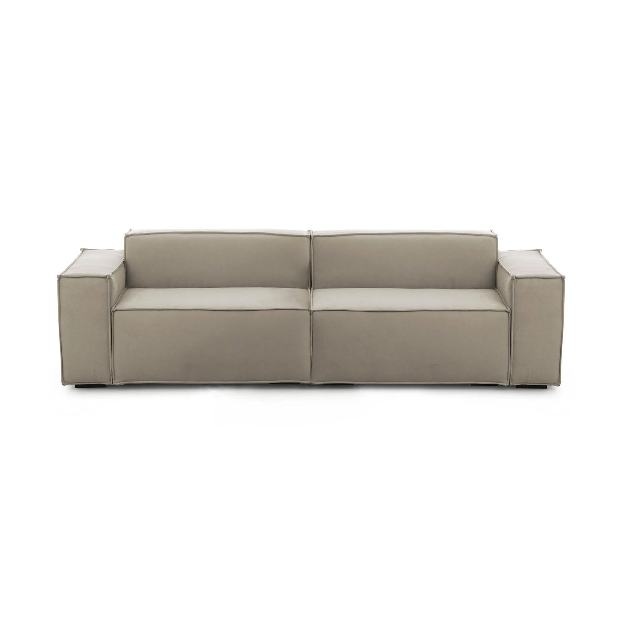 Divano fisso 3 posti Argo, Cm 260x95h70,<Dmora Store
