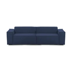 Divano fisso 3 posti Argo, Cm 260x95h70,<Dmora Shop