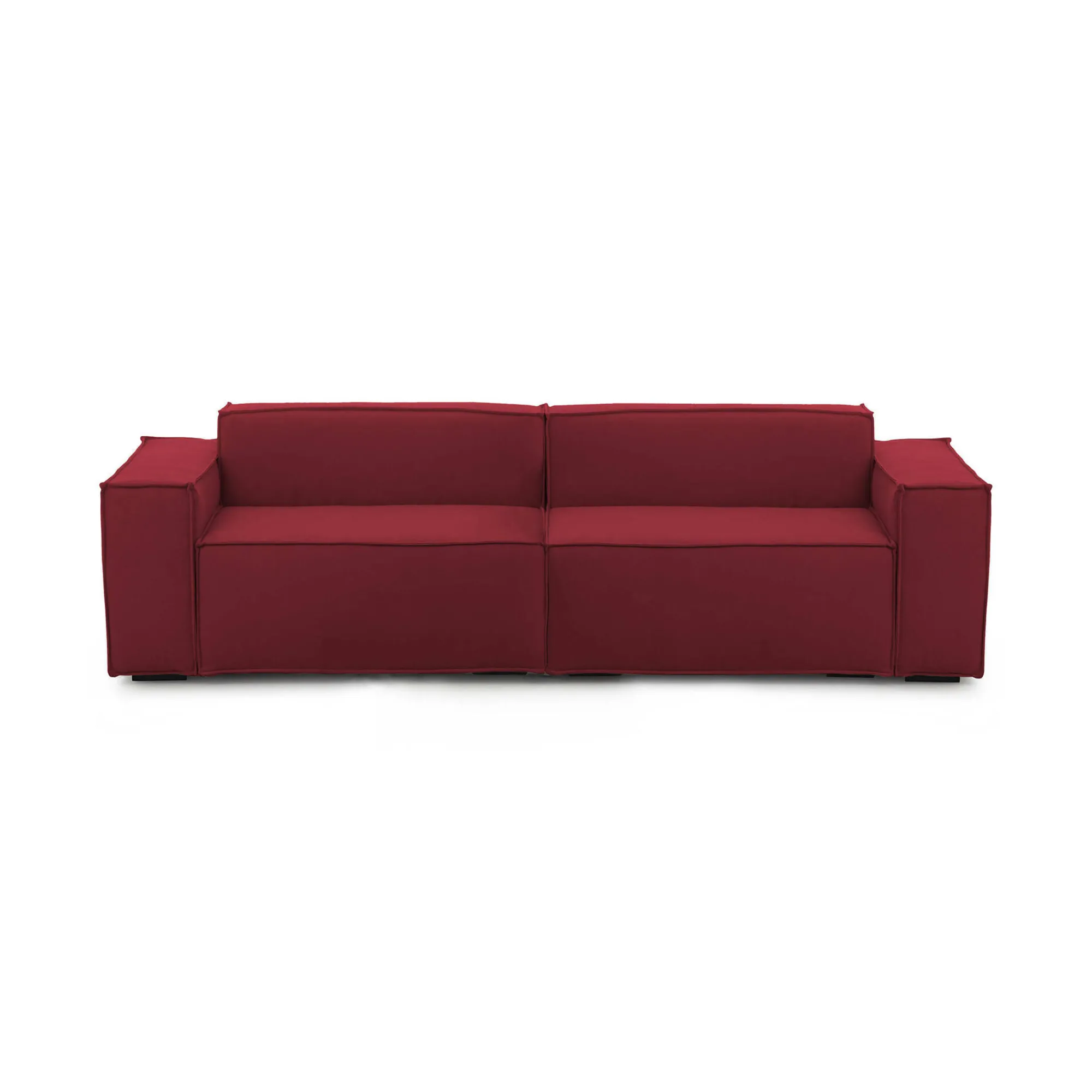 Divano fisso 3 posti Argo, Cm 260x95h70,<Dmora Flash Sale