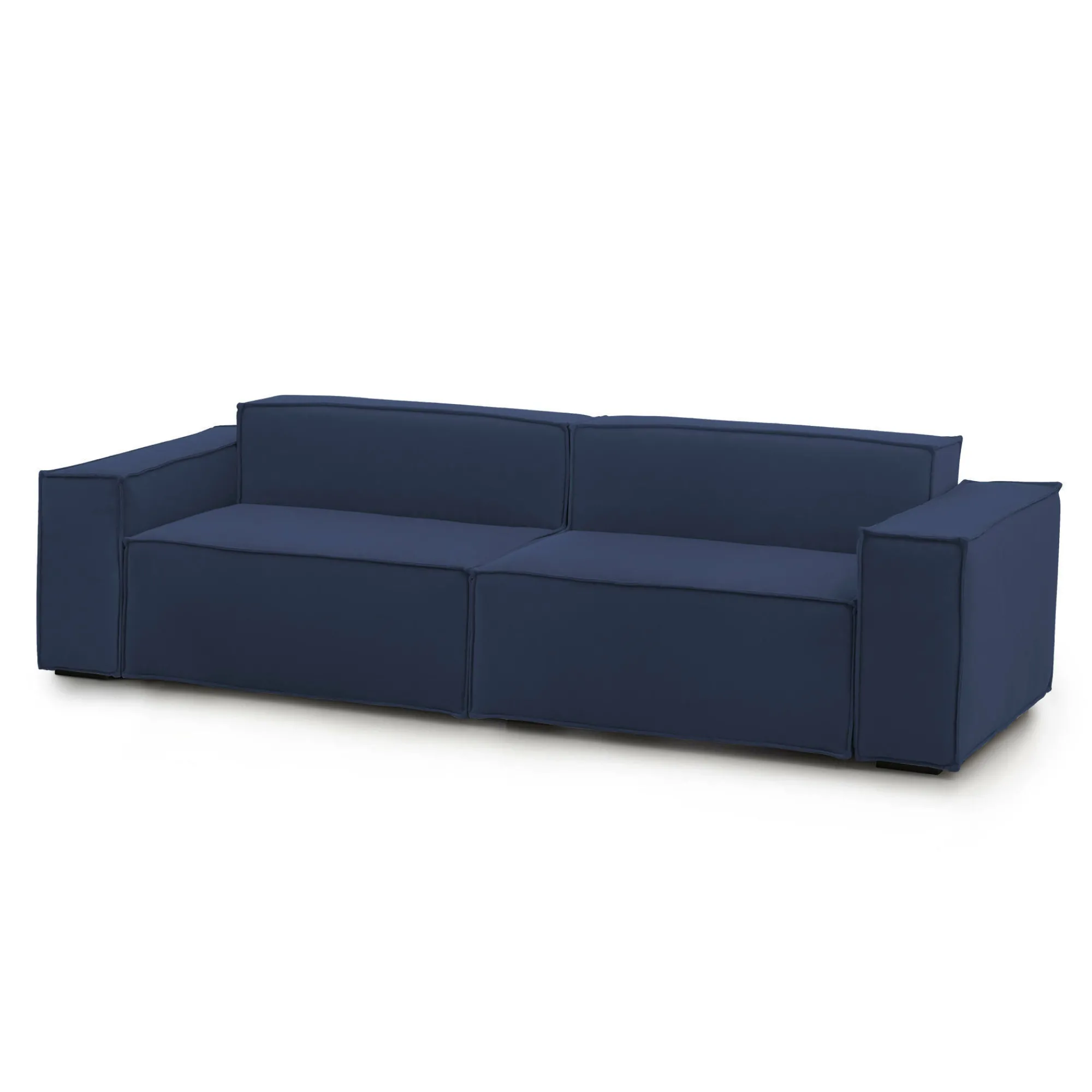 Divano fisso 3 posti Argo, Cm 260x95h70,<Dmora Shop