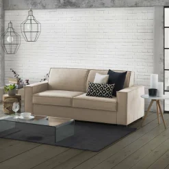 Divano fisso 2 posti Arki, Cm 180x95h90,<Dmora Sale