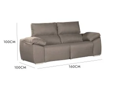 Divano fisso 2 posti Astrice, 160x100h100 cm,<Dmora Store