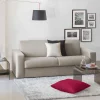 Divano fisso 3 posti Ayta, Cm 220x95h90,<Dmora Cheap
