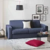 Divano fisso 2 posti Azzurrite, Cm 180x95h90,<Dmora Online