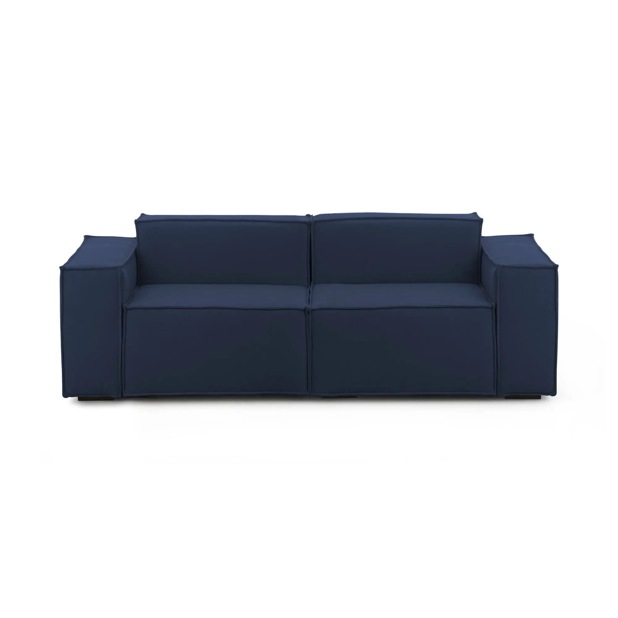 Divano fisso 2 posti Lepidolite, Cm 220x95h70,<Dmora Shop