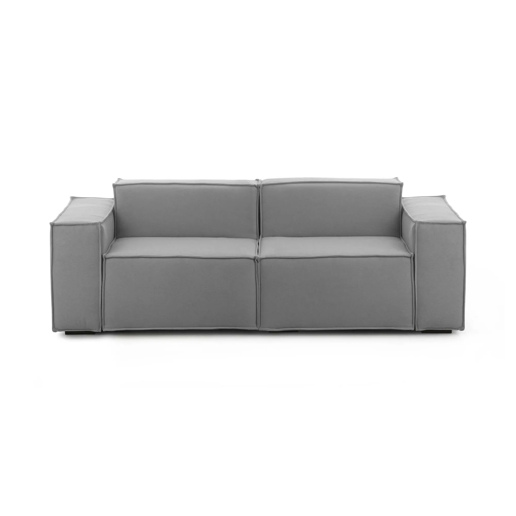 Divano fisso 2 posti Lepidolite, Cm 220x95h70,<Dmora Flash Sale