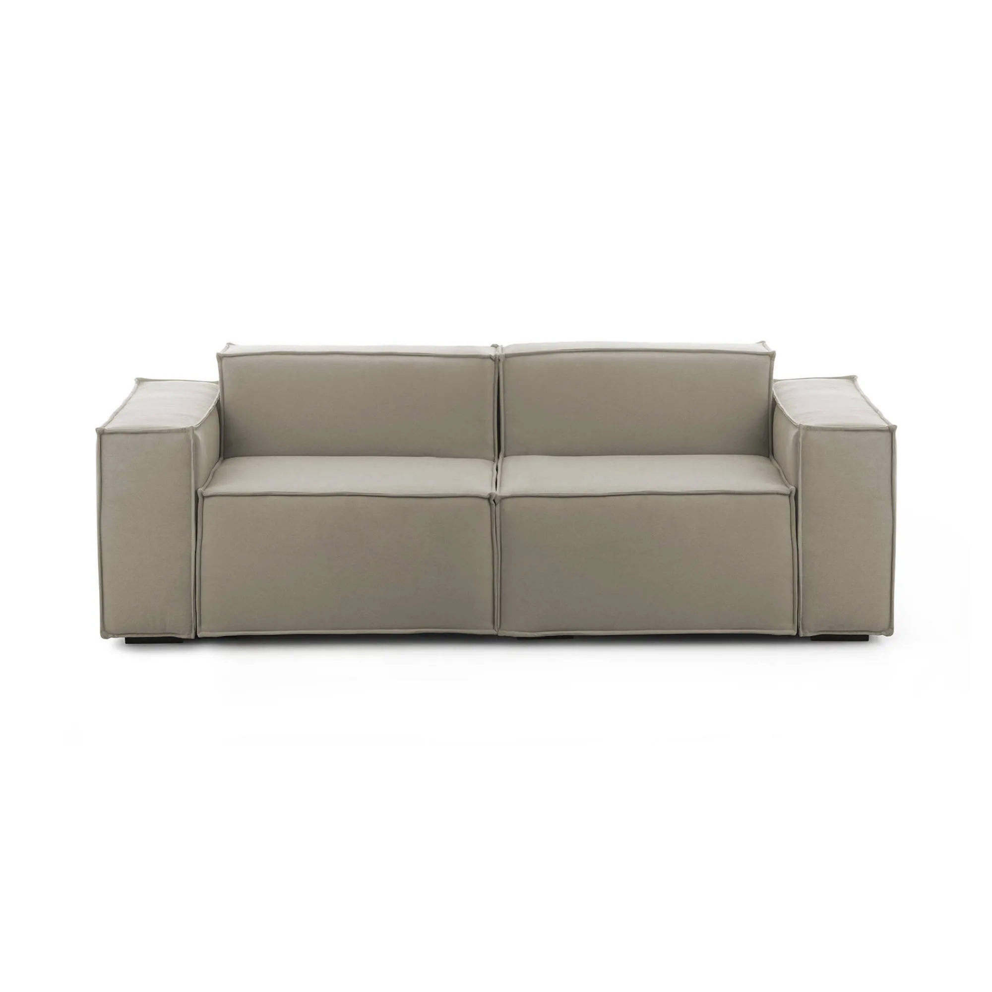 Divano fisso 2 posti Lepidolite, Cm 220x95h70,<Dmora Online