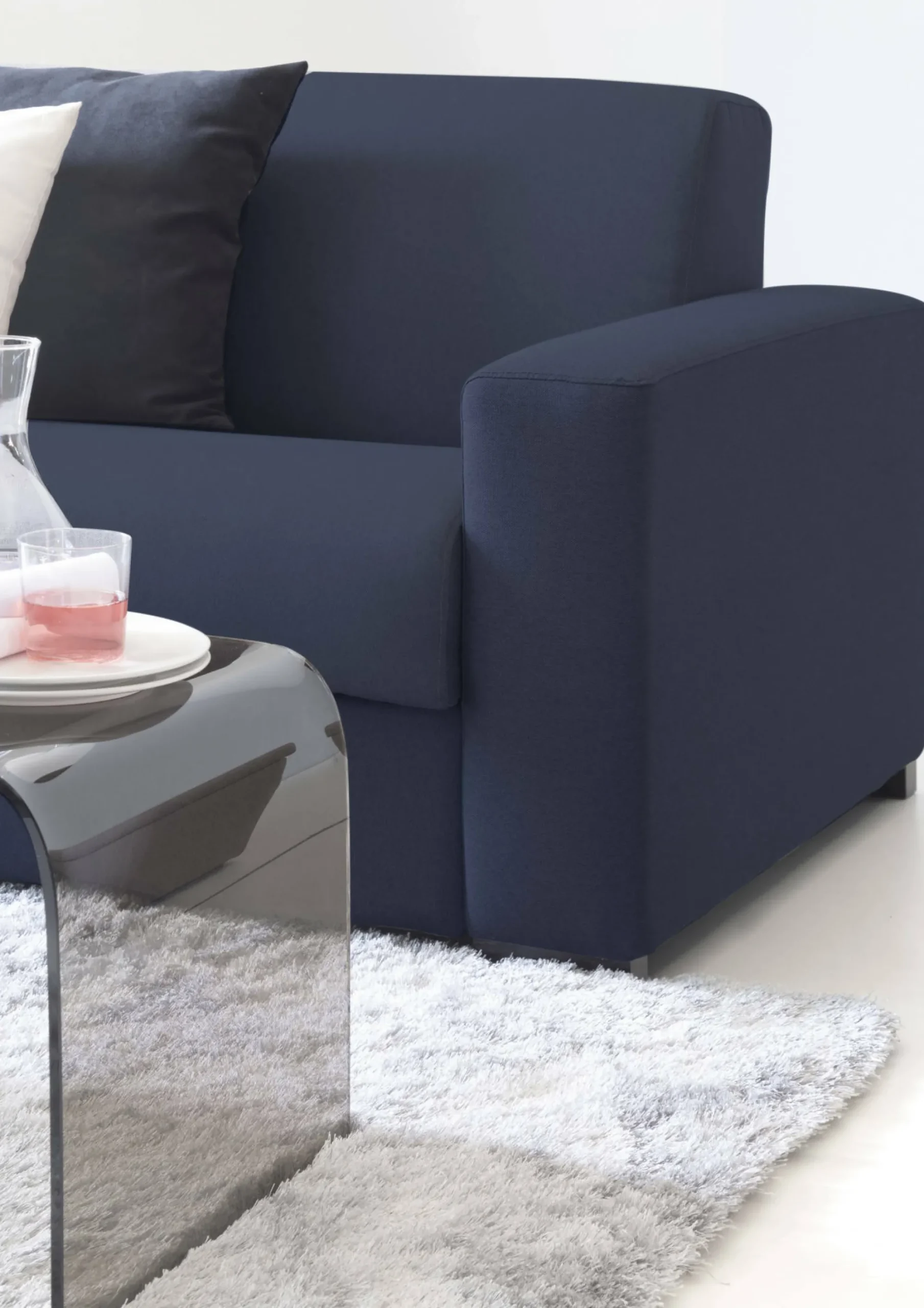 Divano fisso 2 posti Malachite, Cm 160x95h90,<Dmora Cheap