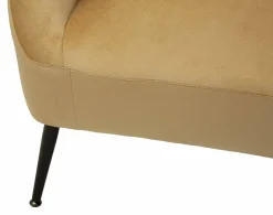 Divano fisso 2 posti Pittari, 137x69 h79 cm, Marrone e Nero<Dmora Best Sale