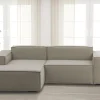 Divano fisso con penisola Assurte, Cm 240x170h70,<Dmora New