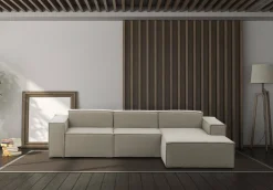 Divano fisso con penisola Ananas, Cm 300x170h70,<Dmora Store