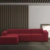 Divano fisso con penisola Alganibra, Cm 300x170h70,<Dmora Hot