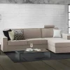 Divano fisso con penisola Ametrino, Cm 280x95h90,<Dmora Best
