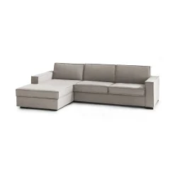 Divano fisso con penisola Anila, Cm 280x95h90,<Dmora Online