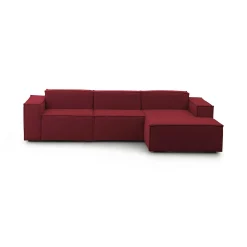 Divano fisso con penisola Ananas, Cm 300x170h70,<Dmora Online