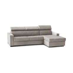 Divano fisso con penisola Angera, Cm 280x95h85,<Dmora Flash Sale