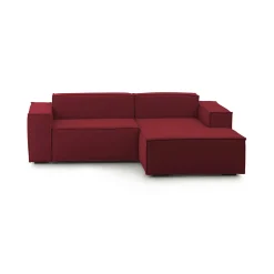 Divano fisso con penisola Amuleto, Cm 220x170h70,<Dmora Best