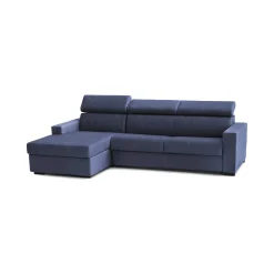 Divano fisso con penisola Aryaly, Cm 260x95h85,<Dmora Cheap