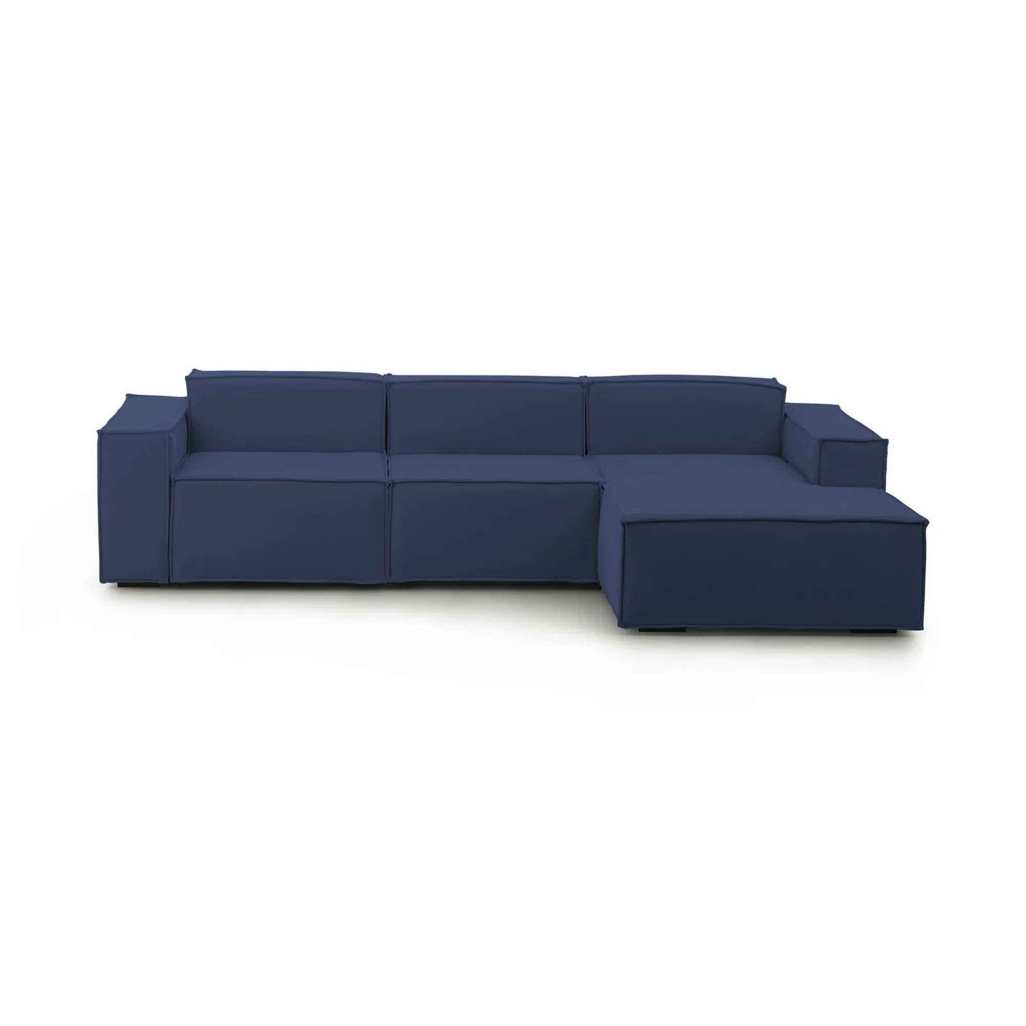 Divano fisso con penisola Ananas, Cm 300x170h70,<Dmora Sale