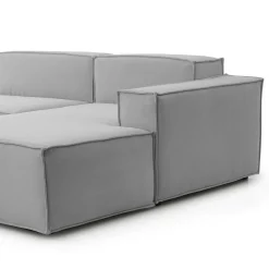 Divano fisso con penisola Ananas, Cm 300x170h70,<Dmora Shop