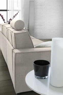 Divano fisso con penisola Anila, Cm 280x95h90,<Dmora Online